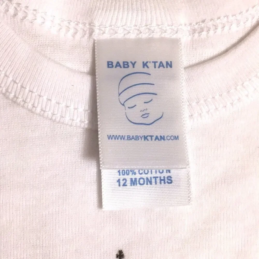 Baby K’TAN Keep Calm & Carry On top size 12m NWT